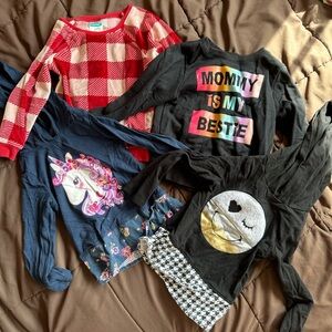 Colorful Kids' Long Sleeve Shirts Set